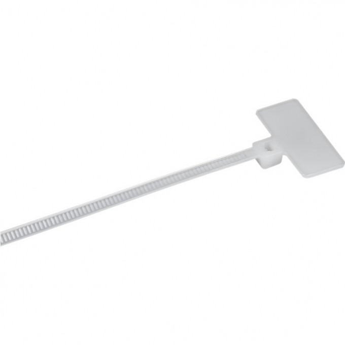 Хомут IEK 2.5х110мм P6.6 маркерный белый (уп.100шт) UHH14-D025-110-100-K01