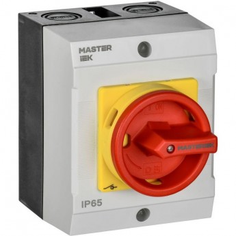 Переключатель кулачковый IEK MI-CS22-010-054 10А (сх. 54)в боксе закрытая рукоятка аварийный