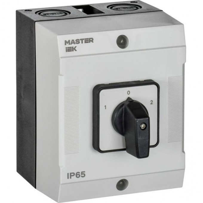 Переключатель кулачковый IEK 10А (сх. 75) в боксе стандартная рукоятка MI-CS20-010-075
