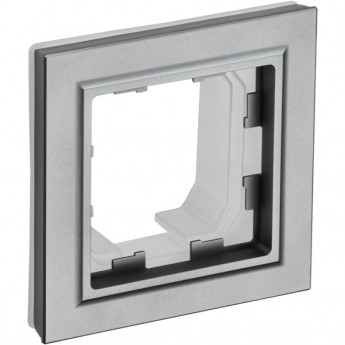Рамка 1-местная IEK BRITE IP44 РУ-1-БрС-44 сталь - BR-M12-44-K46 Рамка 1-местная IEK BRITE IP44 РУ-1-БрС-44 сталь - BR-M12-44-K46