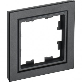 Рамка 1-местная IEK BRITE РУ-1-БрЧ черный - BR-M12-K02 Рамка 1-местная IEK BRITE РУ-1-БрЧ черный - BR-M12-K02
