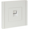 Розетка компьютерная IEK FORTEPIANO RJ45 категория 5E FP232 белый FP-K10-1-K01