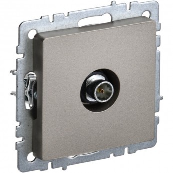 Розетка TV оконечная РТВ11-0-БрШ шампань IEK BRITE - BR-A10-O-K37 Розетка TV оконечная РТВ11-0-БрШ шампань IEK BRITE - BR-A10-O-K37
