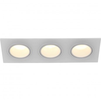 Встраиваемый светильник IEK Lighting 4103 под лампу 3хmr16 квадрат пластиковый белый Встраиваемый светильник IEK Lighting 4103 под лампу 3хmr16 квадрат пластиковый белый