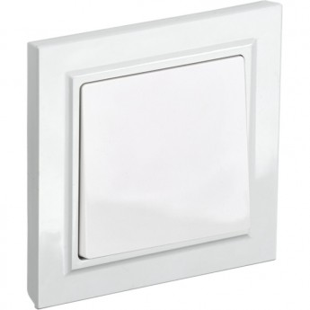 Выключатель 1-клавишный IEK BRITE 10А в сборе ВСР10-1-0-БрБ белый - BR-V10-0-10-K01-F Выключатель 1-клавишный IEK BRITE 10А в сборе ВСР10-1-0-БрБ белый - BR-V10-0-10-K01-F