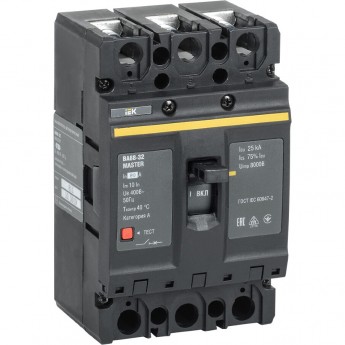 Выключатель автоматический IEK SVA10-3-0080-02 ВА88-32 3Р 80А 25кА MASTER IEK Выключатель автоматический IEK SVA10-3-0080-02 ВА88-32 3Р 80А 25кА MASTER IEK